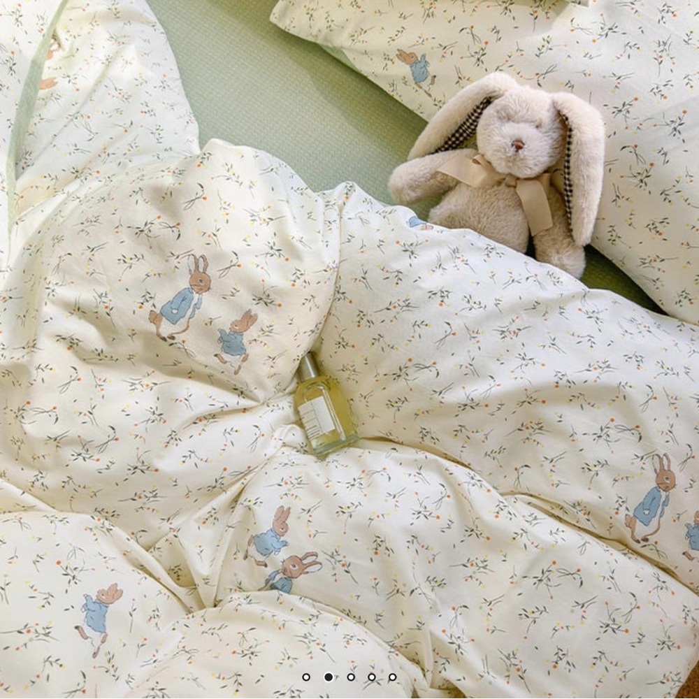Lullabuy Queen Bedding Set Duvet Flat Sheets Pillowcases-Retails $139 Luxury New - Picture 3 of 6